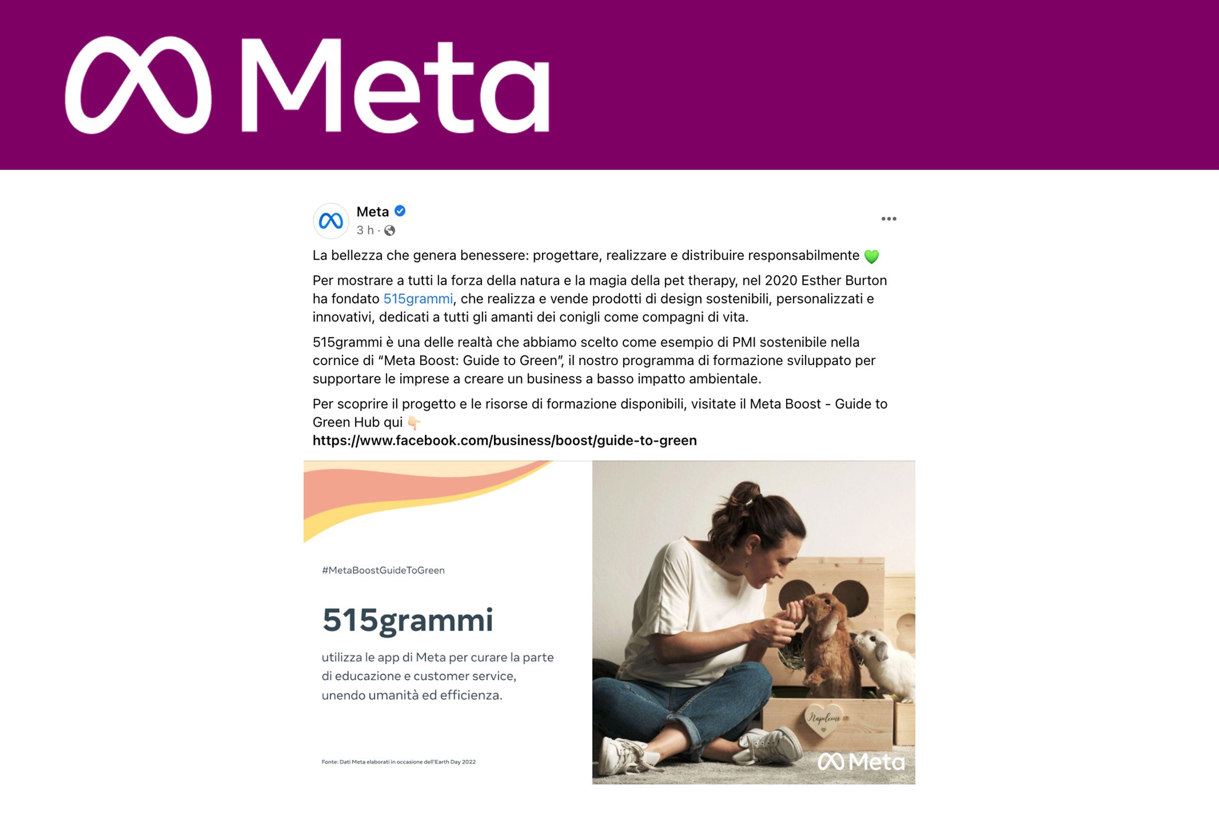 La bellezza che genera benessere: progettare, realizzare e distribuire responsabilmente 💚