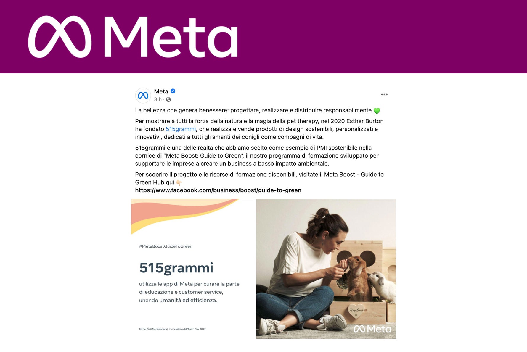 La bellezza che genera benessere: progettare, realizzare e distribuire responsabilmente 💚