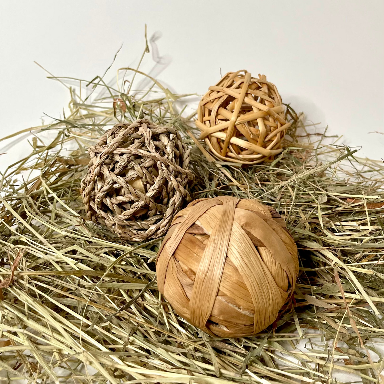 PALLINE ROSICCHIABILI Naturali per Conigli - Gioco Rosicchiabile con Sorpresa