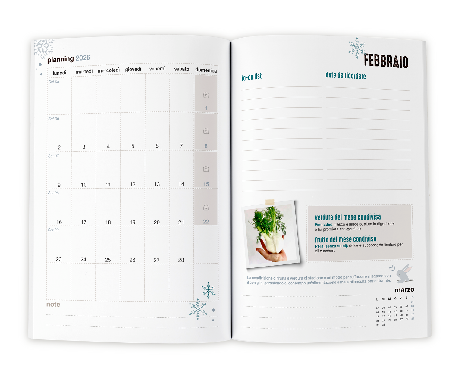 L'agenda del Bunnylover 2026