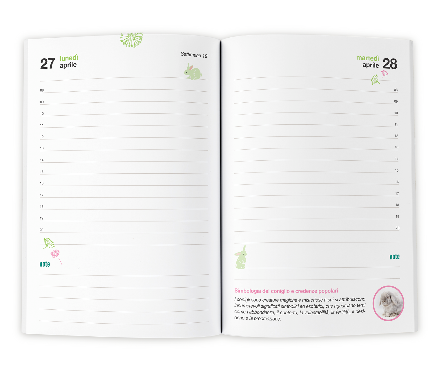 L'agenda del Bunnylover 2026