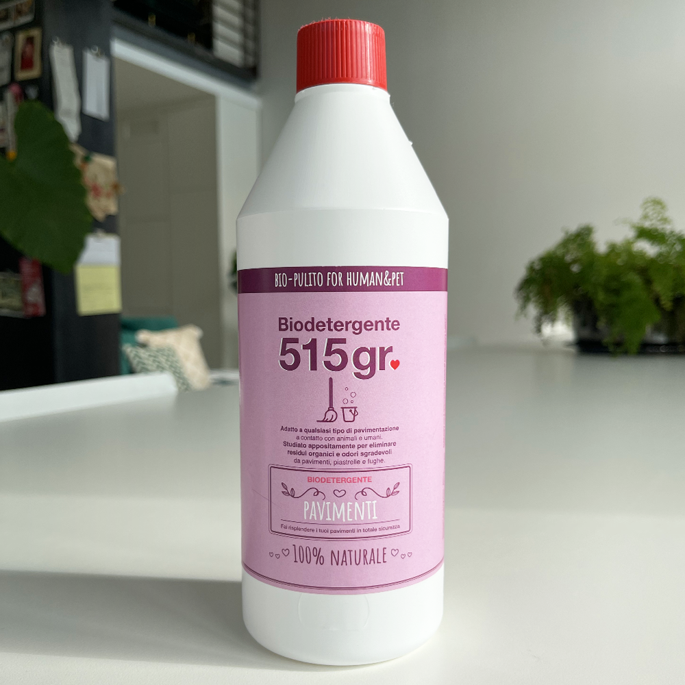 BIO DETERGENTE PER PAVIMENTI 750ml - Pulizia a prova di sflopping