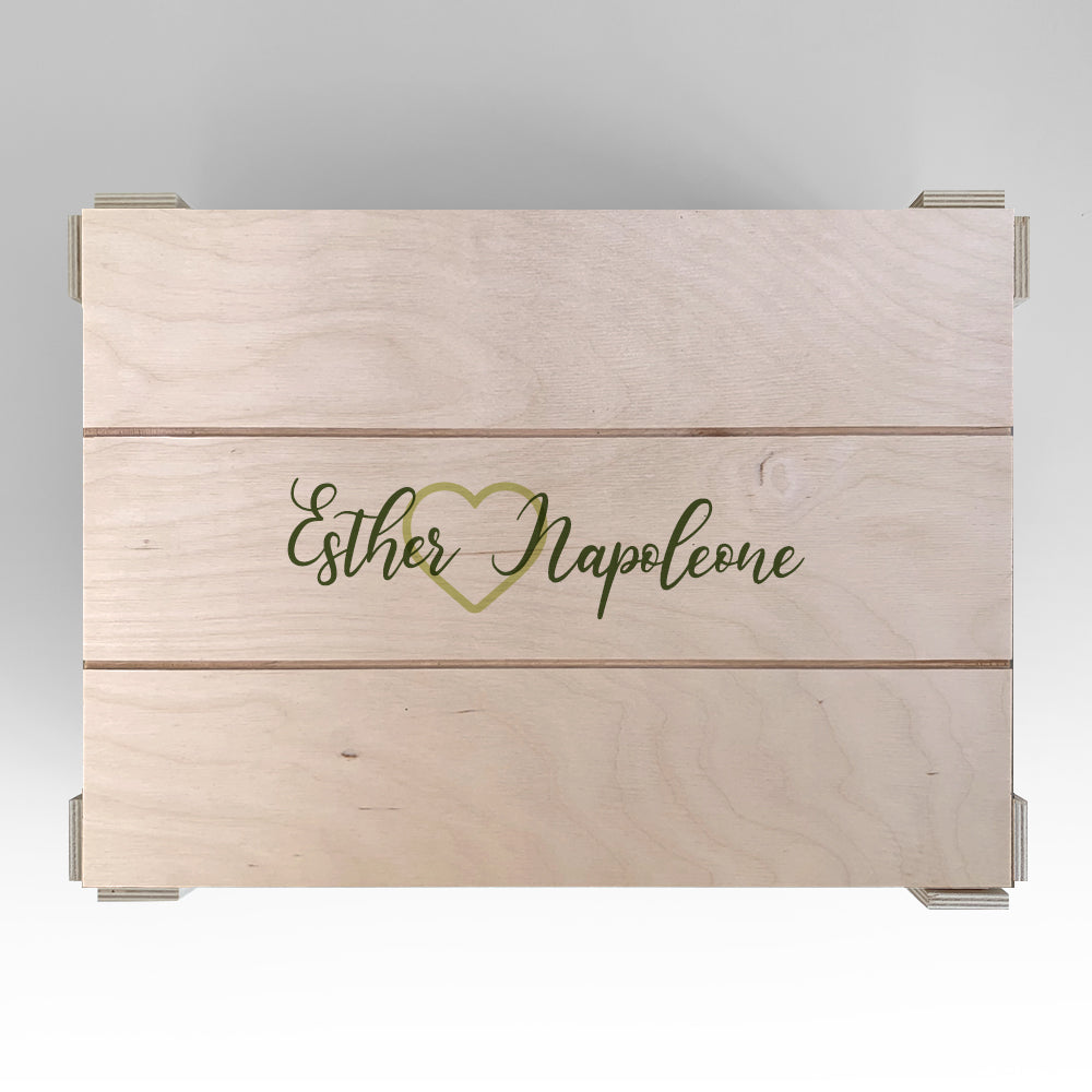 scatola in legno personalizzata 